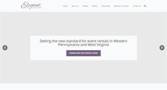 Desktop Screenshot of elegantchaircoverdesigns.com